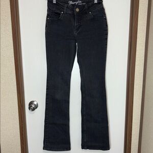 Wrangler Black Bootcut Jeans Women’s size 5x34 Western Cowgirl Rodeo